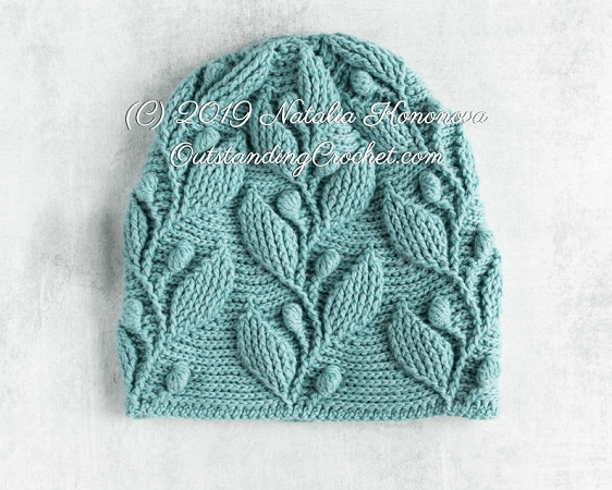 Embossed Crochet Hat Pattern by Outstanding Crochet