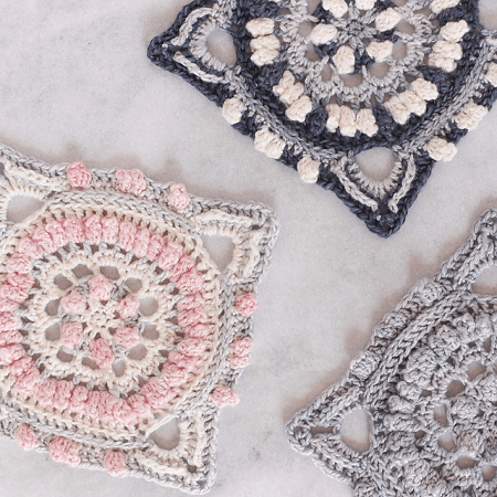 Impressions Of Spring Square Crochet Pattern by Catie Moore