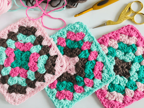 42 Crochet Square Patterns Perfect Granny Square Crochet Pattern by Lullaby Lodge
