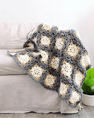 Sand Dollar Free Crochet Afghan Pattern by Rohn Strong