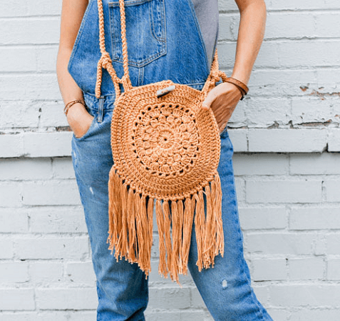 Street Fair Crochet Boho Purse Free Pattern by Make And Do Crew