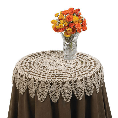 Table Topper Crochet Pattern by Yarnspirations