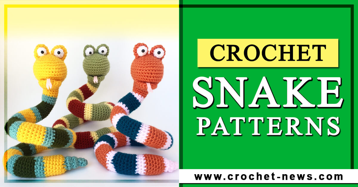 12 Crochet Snake Patterns