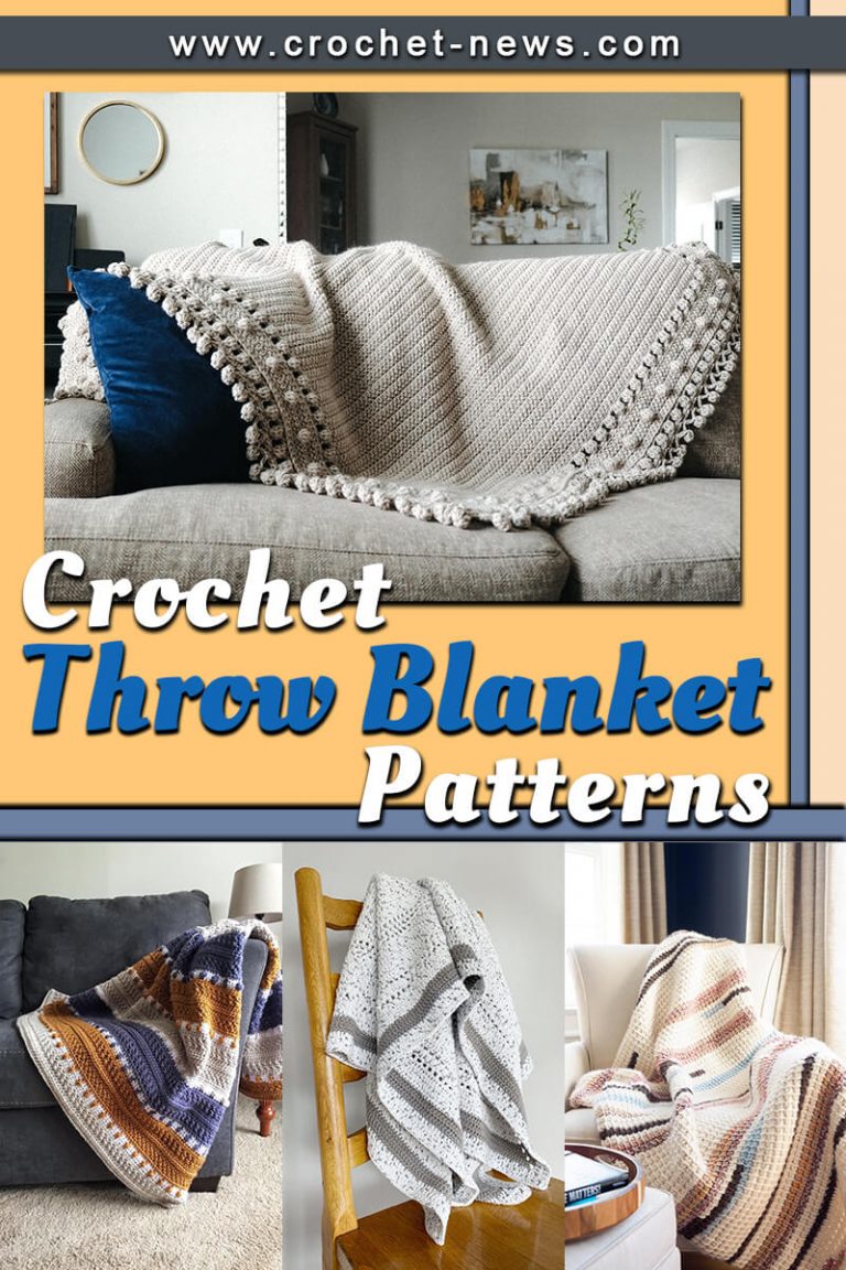 32 Crochet Throw Blanket Patterns Crochet News