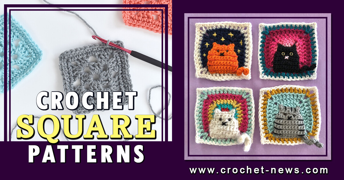 42 Crochet Square Patterns