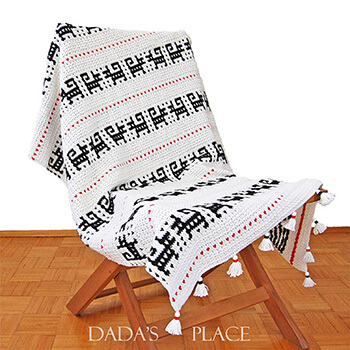 Timi Mosaic Crochet Blanket Pattern By DadasPlace