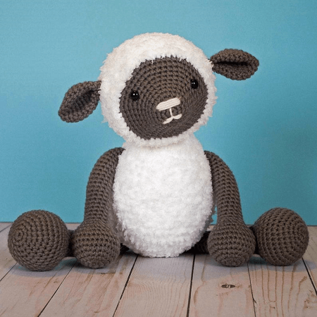 Amigurumi Lamb Pattern by The Friendly Red Fox