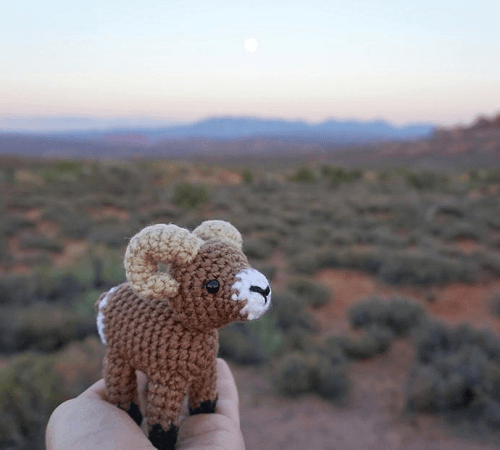 Bobby, The Bighorn Sheep Crochet Pattern by CCs Whimsical Crochet