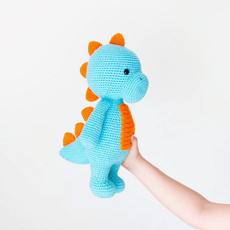 Bruce, The Friendly Dinosaur Crochet Pattern by Bunnies And Yarn