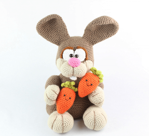 Bunny Rabbit Amigurumi Crochet Pattern by Stringy Ding Ding