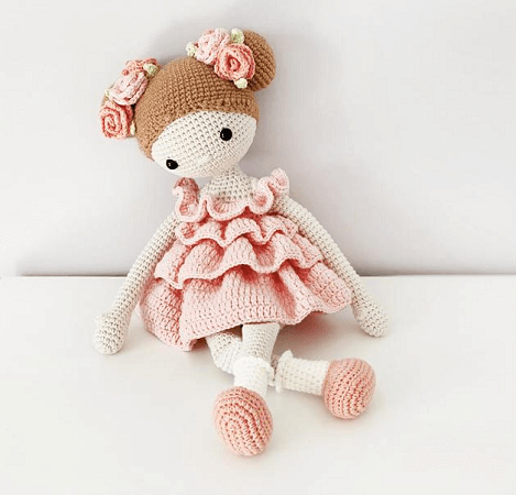 Crochet Amigurumi Doll Pattern by Workroom Julia Litvin