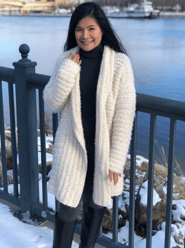 Free Crochet Cardigan Pattern by Knitcro Addict