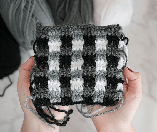 Plaid Stitch from DIY Everywhere