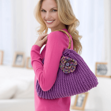 Crochet Posey Purse Pattern by Yarnspirations