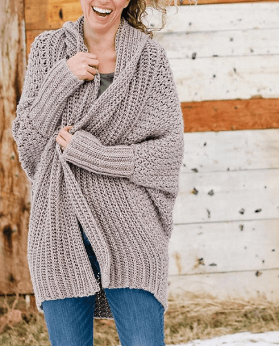 Cuddly Cardigan - free crochet pattern + video tutorial - For The Frills