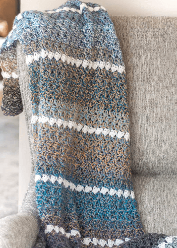 Easy Crochet Lap Blanket Pattern by Easy Crochet
