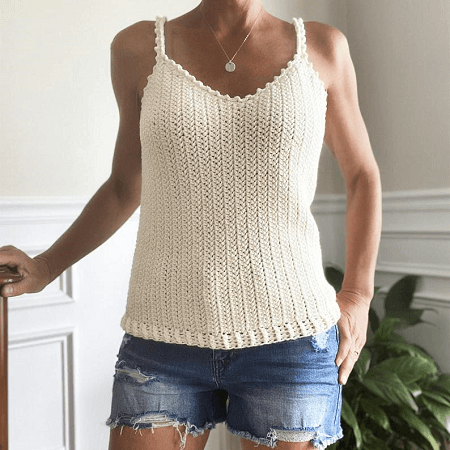 Easy Crochet Top Pattern by Ruby Webbs