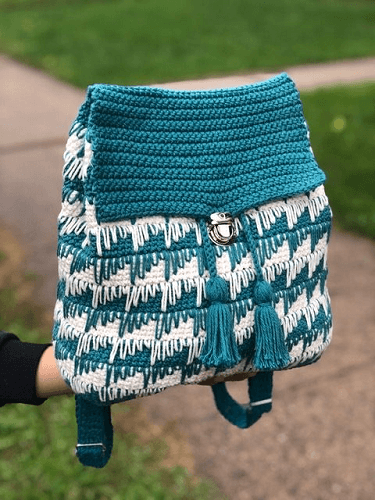 Free Crochet Backpack Pattern by Knitcro Addict