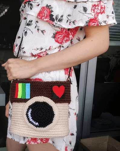 Instagram Purse Crochet Pattern by Once Upon A Cheerio