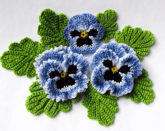 Irish Crochet Flower Pattern by Fox Stitch Design