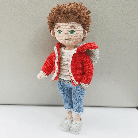 Jack, Amigurumi Doll Crochet Pattern by Little Beau Mouse