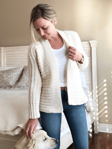 Kaleigh Crochet Cardigan Pattern by Ruby Webbs