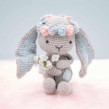 Matilda, The Rabbit Amigurumi Pattern by The Little Hook Crochet