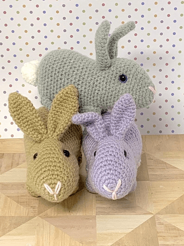 Realistic Crochet Rabbit Pattern by Soft Strings Gift Shop