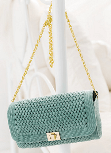 Square Flap Shoulder Bag Crochet Pattern by Pierrot