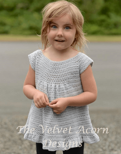 Swaleigh Top Crochet Pattern by The Velvet Acorn