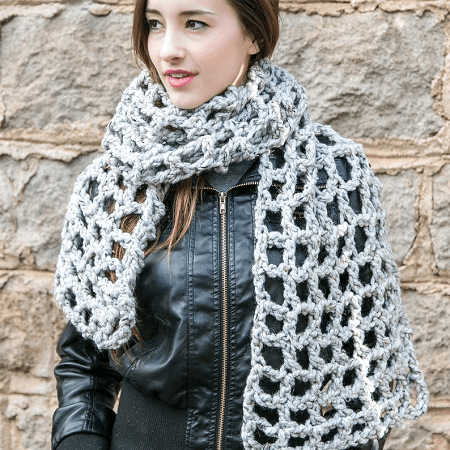 Unique Crochet Scarf Pattern by Mercier Co