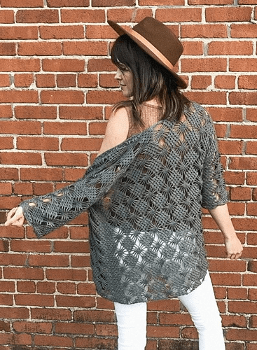 Webwork Crochet Cardigan Pattern by Megmade With Love