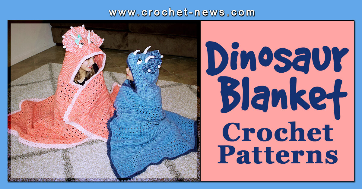 10 Crochet Dinosaur Blanket Patterns