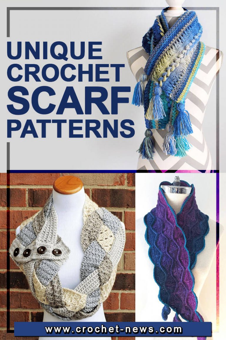 19 Unique Crochet Scarf Patterns Crochet News