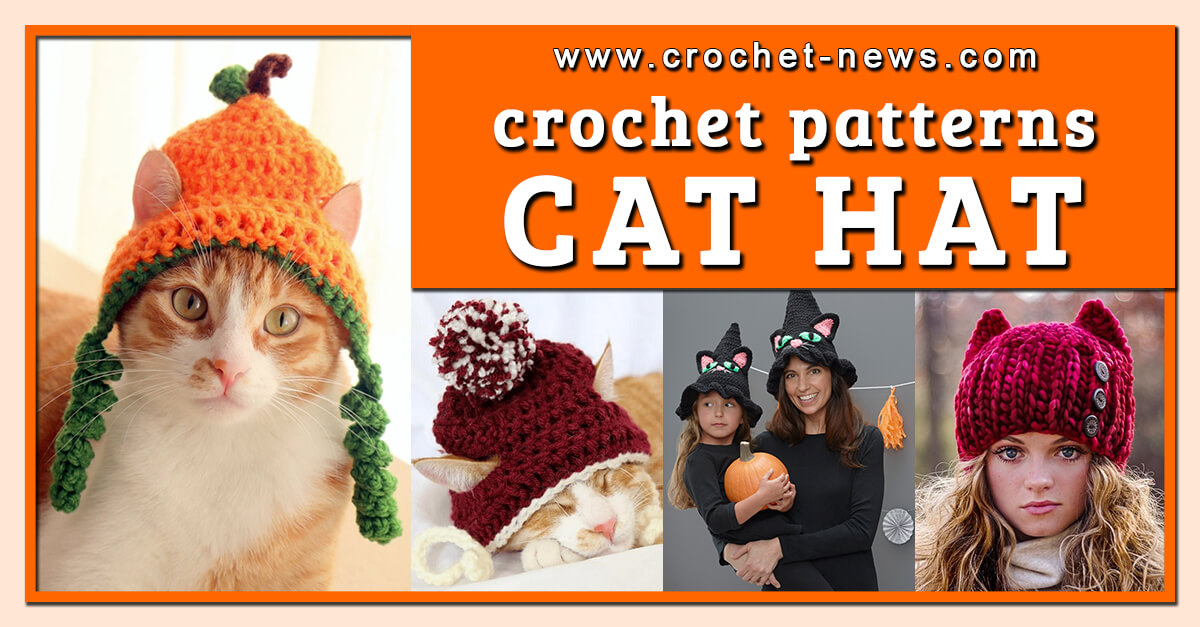 CROCHET CAT HAT PATTERNS