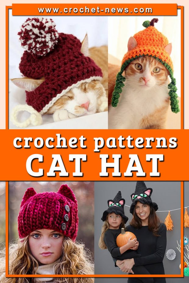 girls newborn cat hat Adult cat hat beanie crochet cat hat for boys