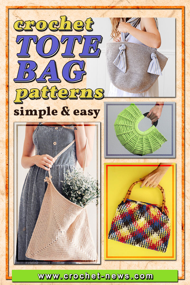 33 Crochet Tote Bag Patterns - Simple & Easy - Crochet News