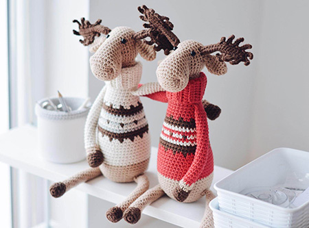 Richard the Moose Crochet By Firefly Crochets