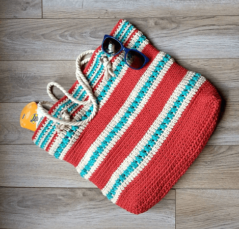 Asbury Tote Bag Free Crochet Pattern by Croyden Crochet