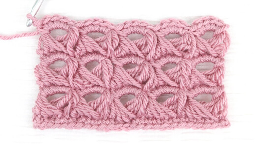 crochet broomstick lace stitch