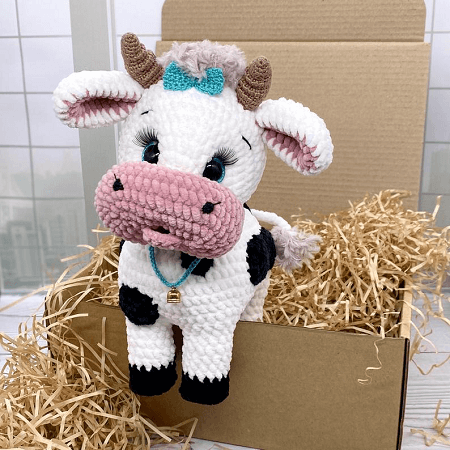 Crochet Cow Pattern by Aleniya 2