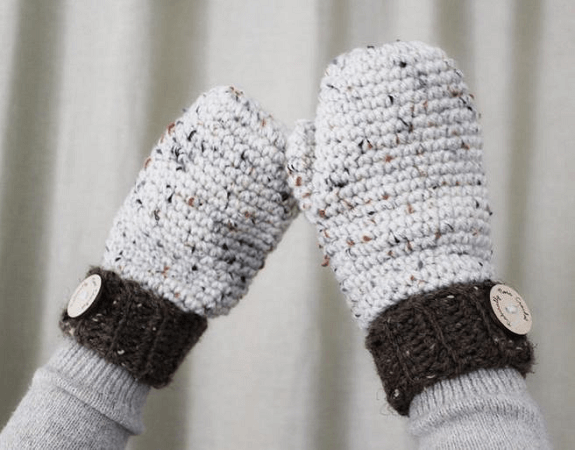 Crochet Helena Mittens Pattern by Naturally Nora Crochet