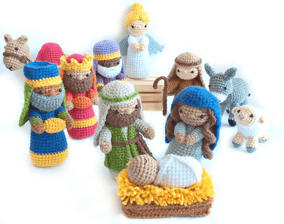 10 Christmas Crochet Nativity Set Patterns - Crochet News