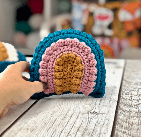 Crochet Rainbow Baby Rattle Pattern by A Crafty Concept