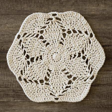 Finesse Crochet Placemat Pattern by Melody's Makings