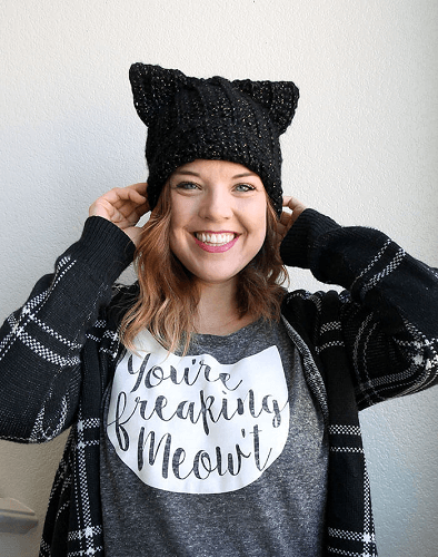 Free Crochet Cat Hat Pattern by Persia Lou