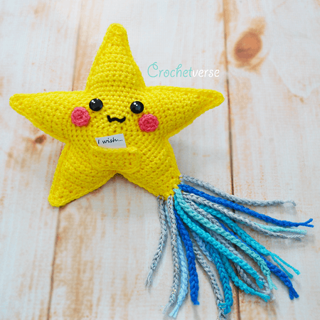 Free Wishing Star Crochet Pattern by Crochet Verse