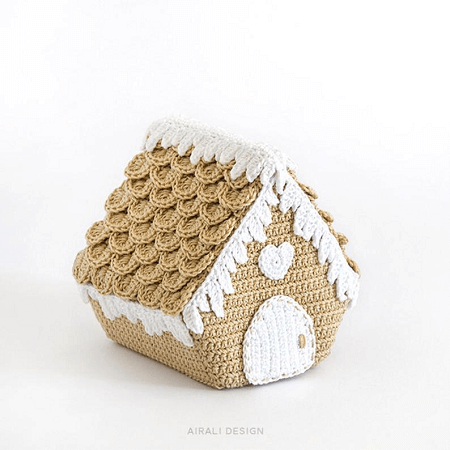Nordic Gingerbread House Crochet Pattern by Airali Design