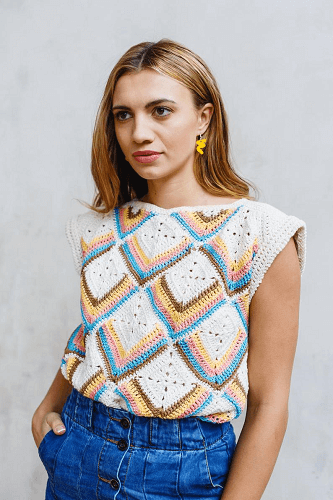 Nurture Crochet Tshirt Pattern by The Missing Yarn
