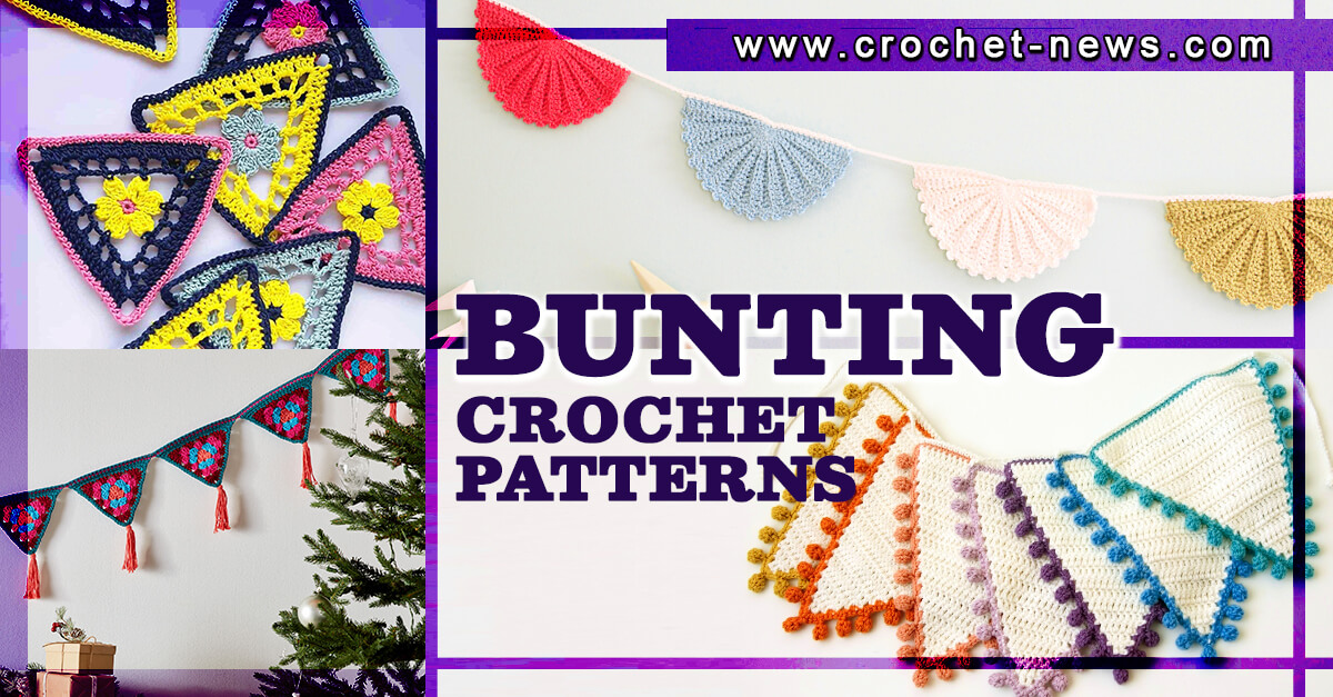 15 Crochet Bunting Patterns
